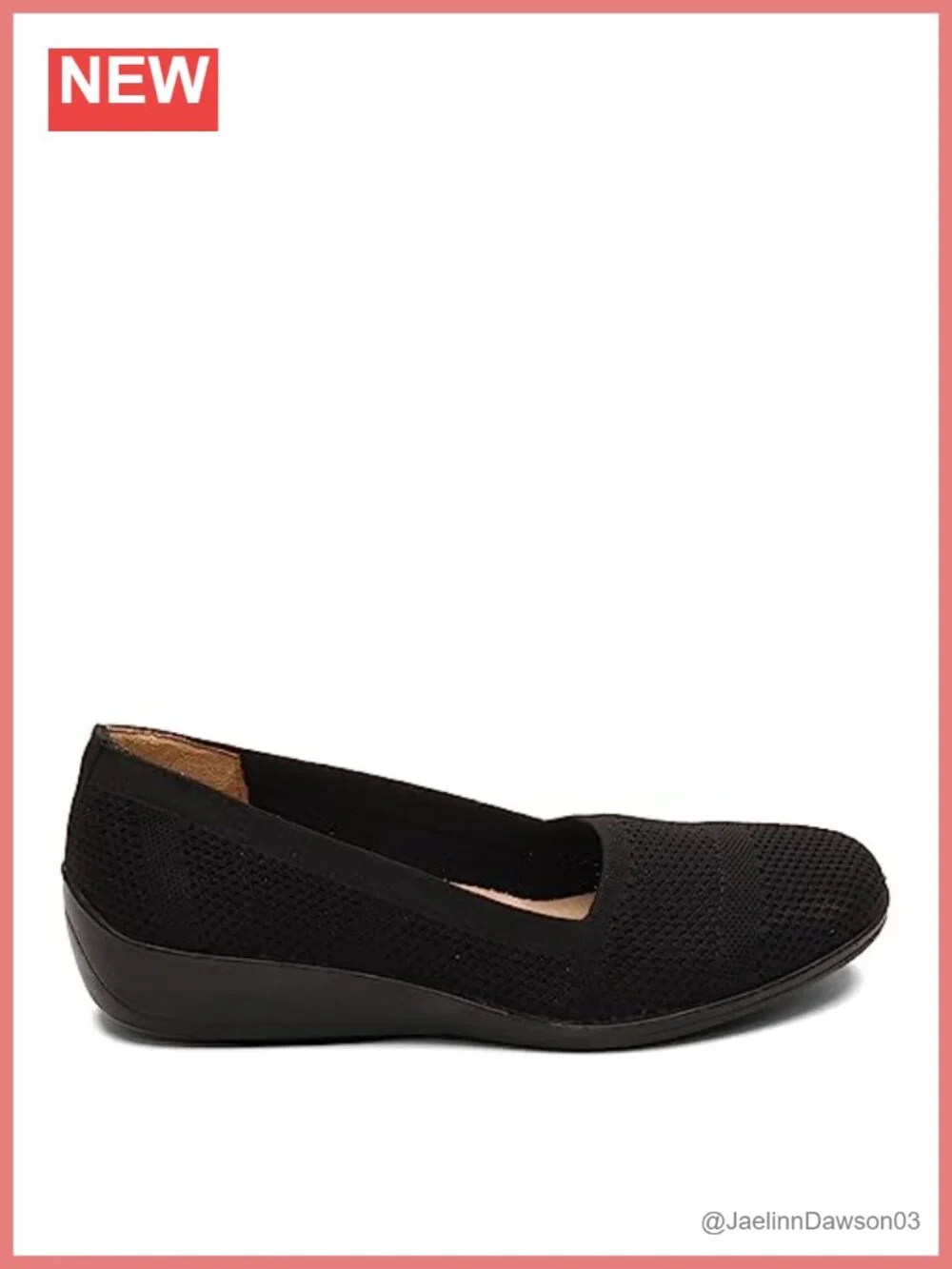Womens Slip-On Loafer Ballet Flat Memory Foam Cushioned